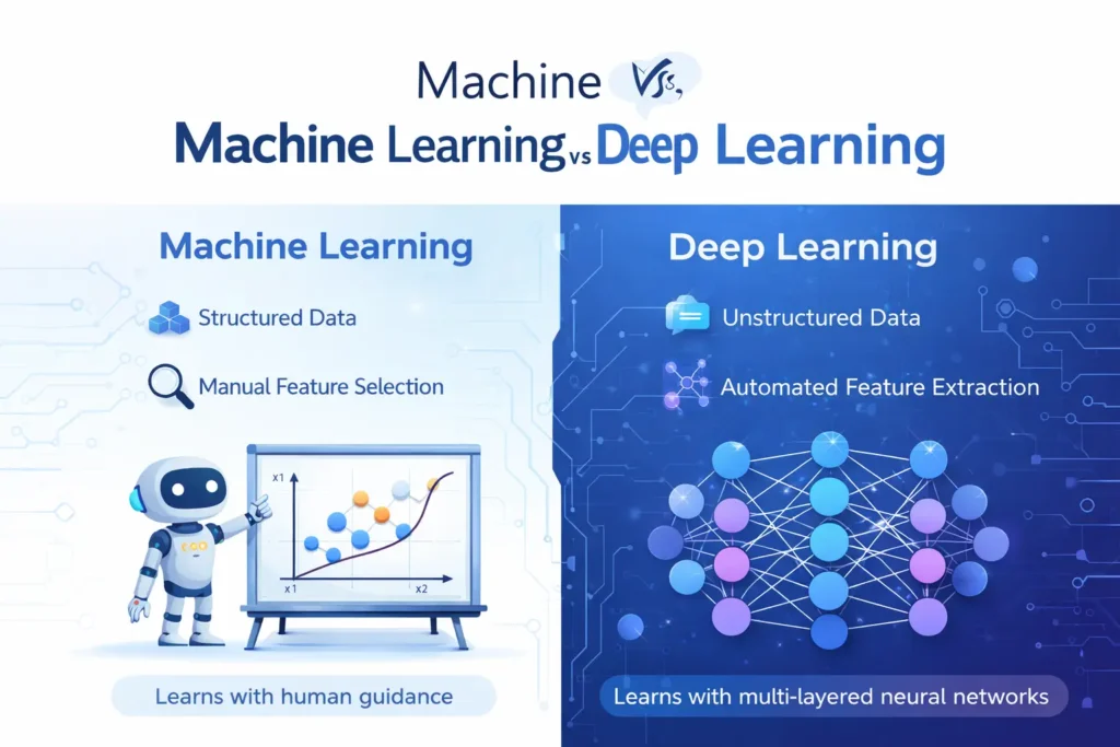 Machine Learning vs. Deep Learning
